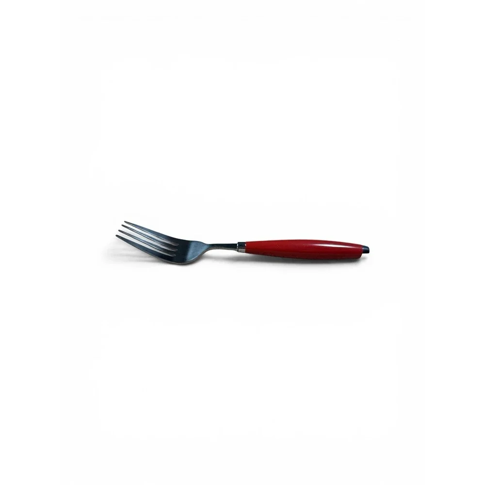 Cambridge Stainless Fiesta Scarlet Red Serving Fork 9-3/8